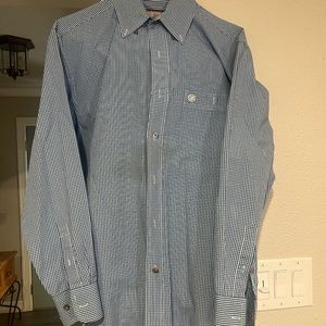 Wrangler button down western shirt